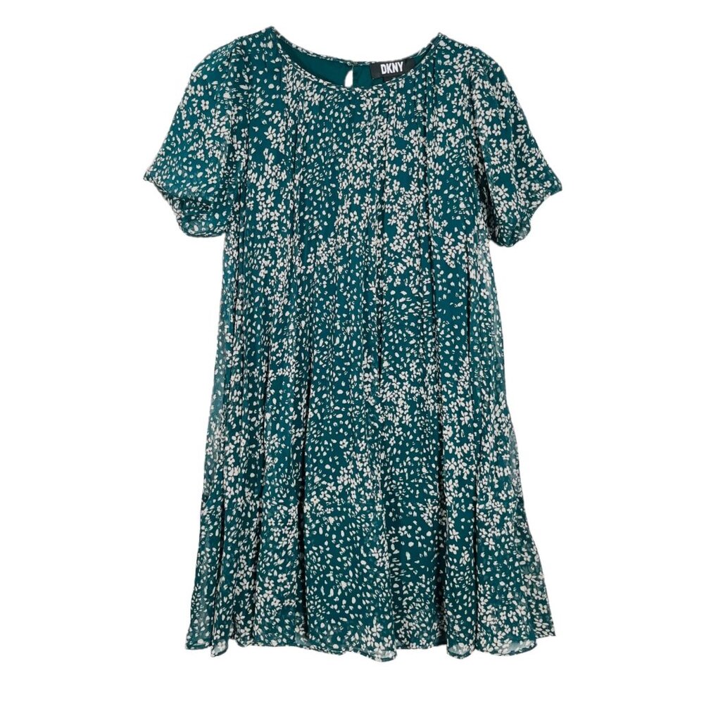 DKNY Floral Abstract Splatter Swing Dress Size 6